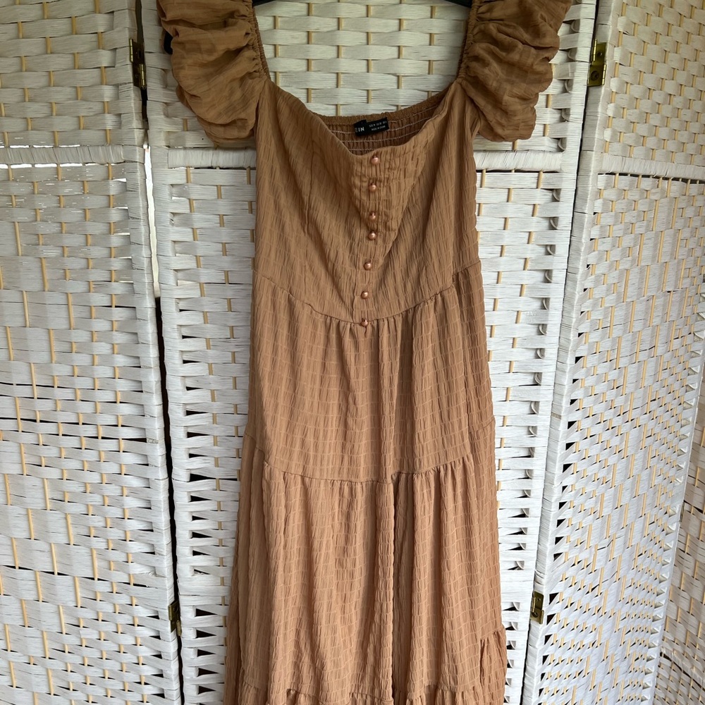 Shein brown dress